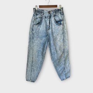 Vintage Levi’s Silver Tab Jeans – 90s Baggy Paperbag Mom Acid Wash